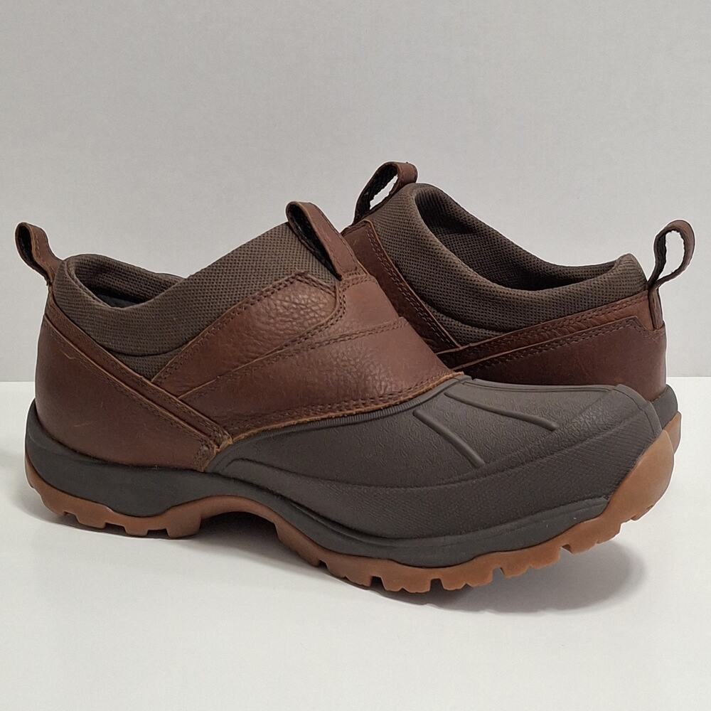 LL Bean Storm Chaser 5 Boots Mens Size 12M Slip On Waterproof WetIceTech Brown - Picture 3 of 9
